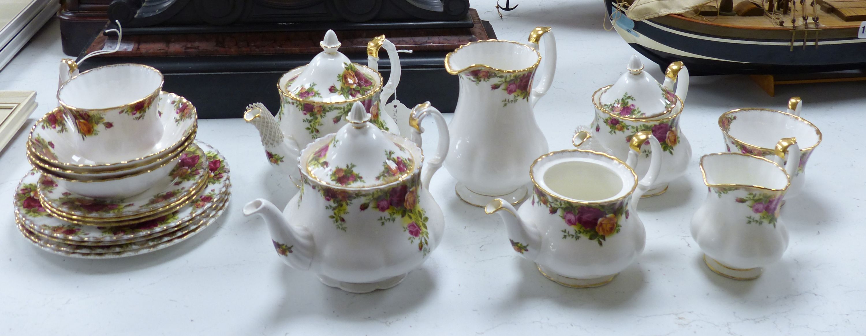 A Royal Albert Old Country Roses tea service